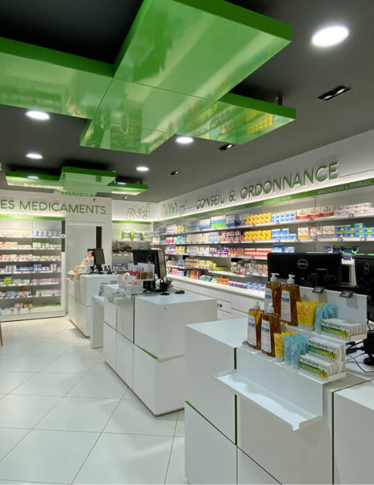 Aménagement de pharmacies - Agence JPM Archi