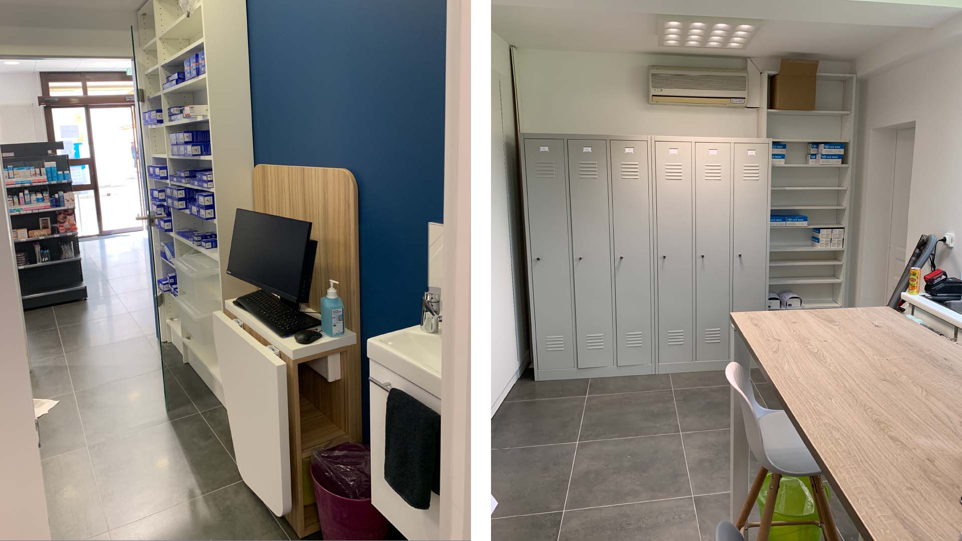 espace consultation et vestiaire chaumont